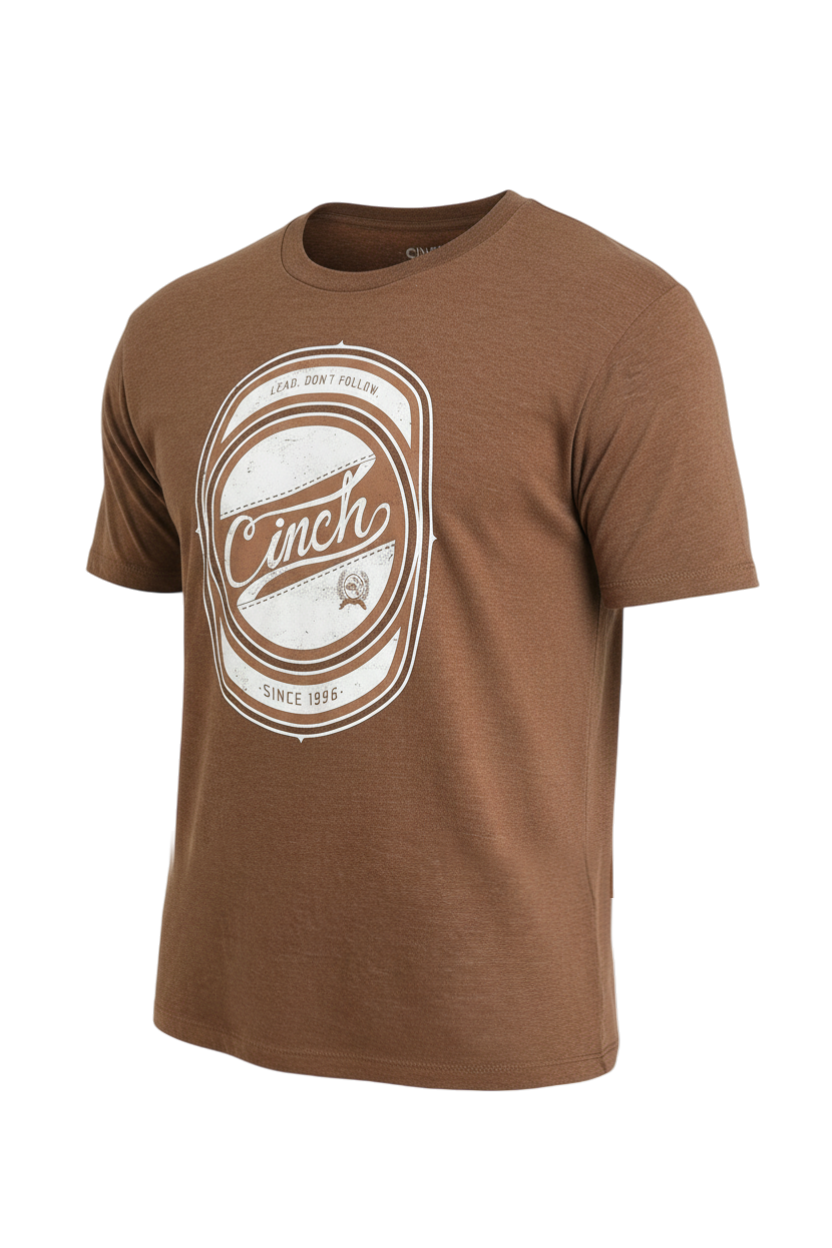 CINCH MEN'S GRAPHIC T-SHIRT - BROWN **Final Sale**