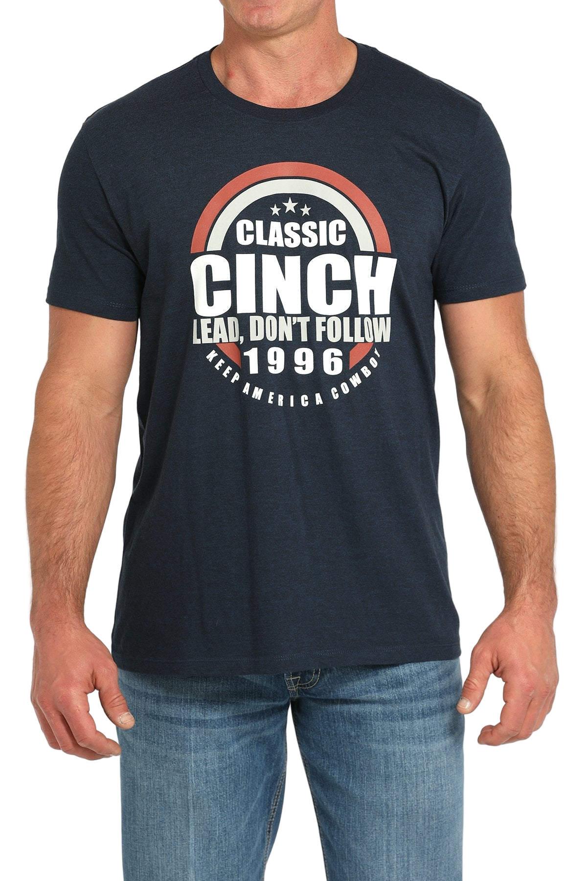 CINCH MEN'S GRAPHIC T-SHIRT - NAVY